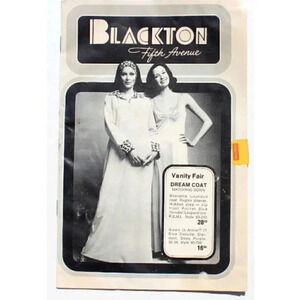Vtg 1975 Blackton Fifth Avenue Store Bra (Vanity Fair) Shape Maker Bras Magazine